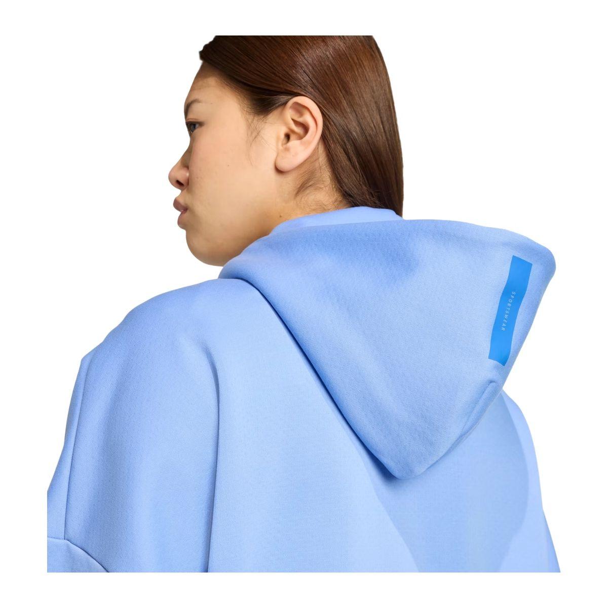 Adidas Felpa con Cappuccio Full Zip Donna