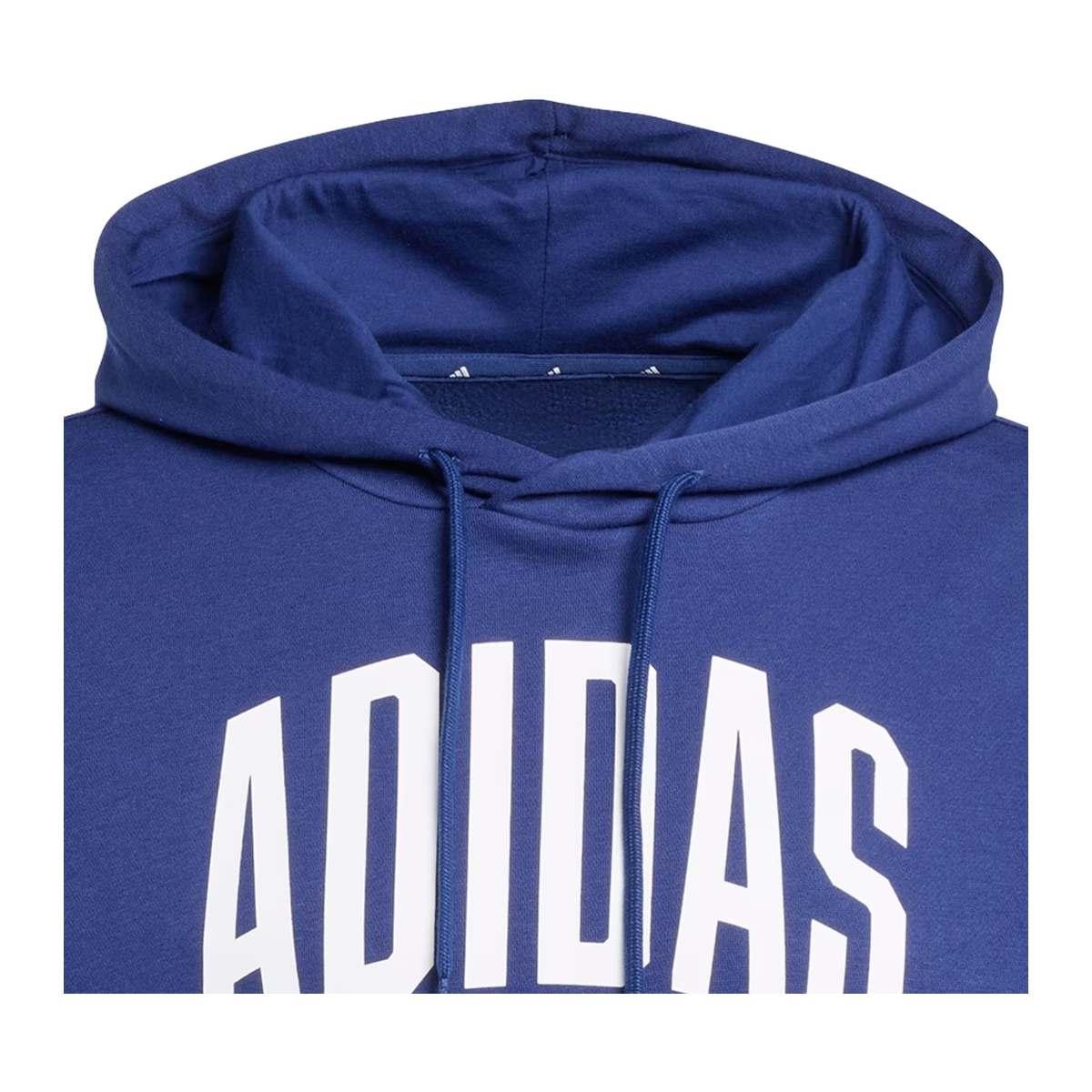 Adidas Collegiate Felpa con Cappuccio  in Fleece