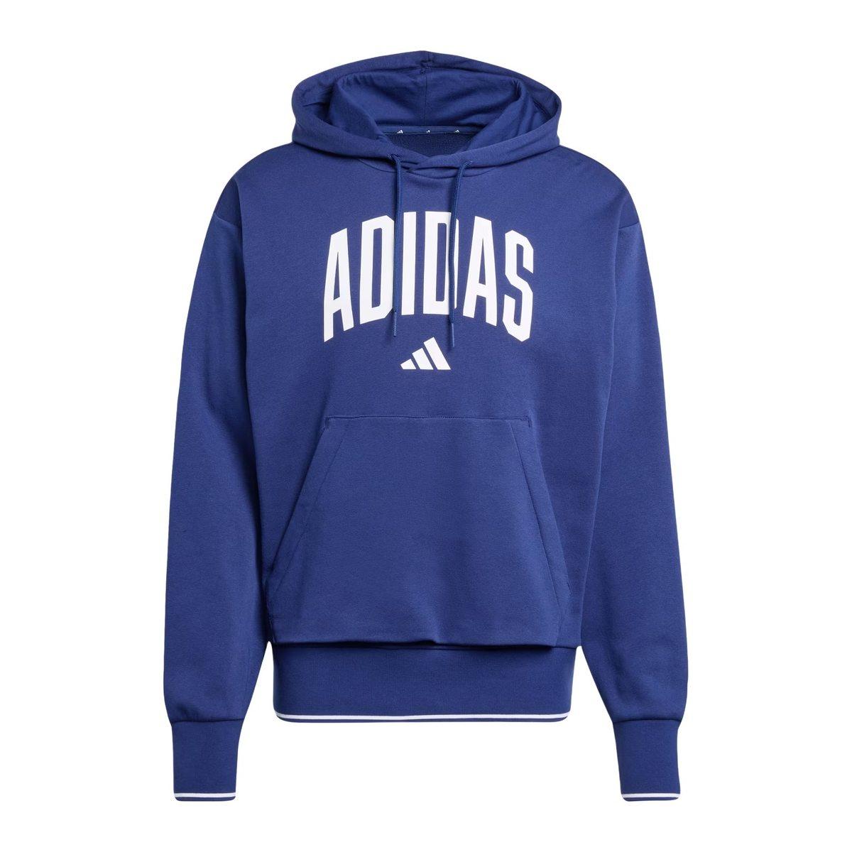 Adidas Collegiate Felpa con Cappuccio  in Fleece