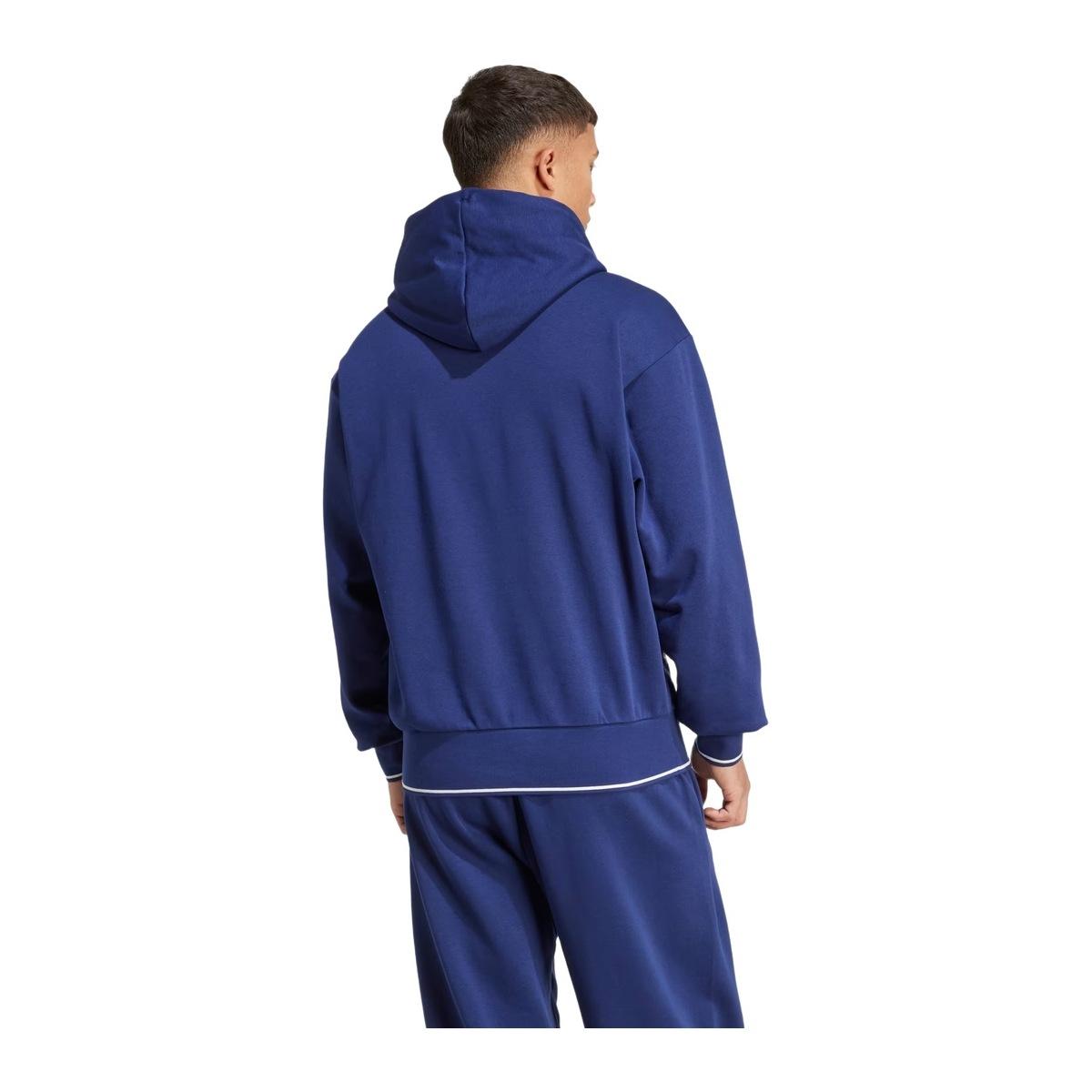 Adidas Collegiate Felpa con Cappuccio  in Fleece