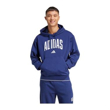 Adidas Collegiate Felpa con Cappuccio  in Fleece