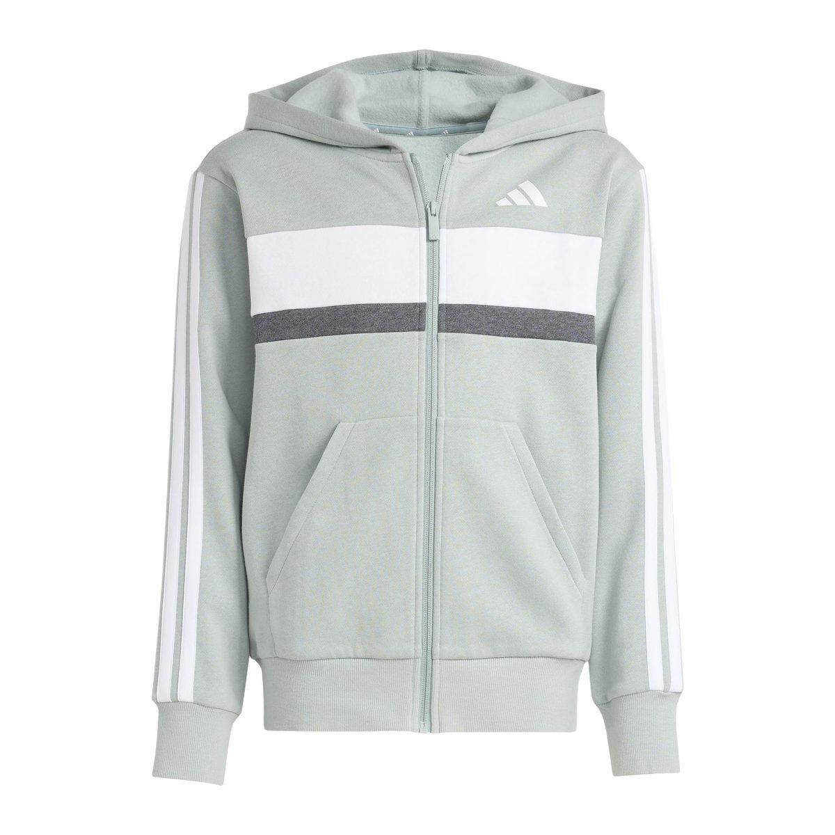 Adidas Junior Tiberio 3Stripes Colorblock Fleece Tracksuit Unisex