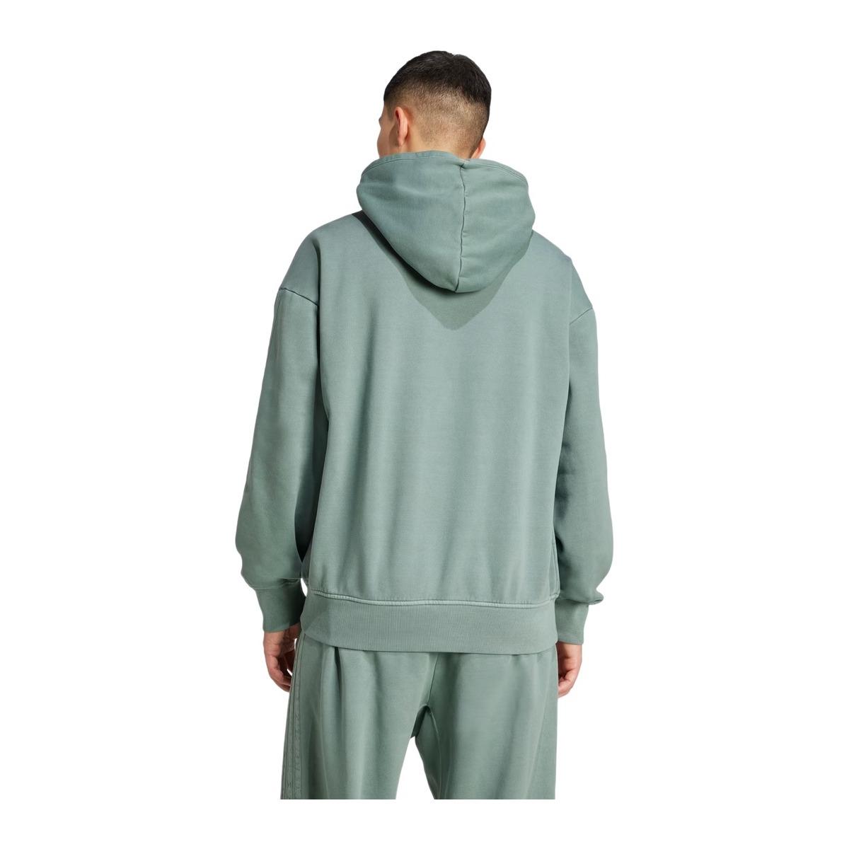 Adidas All SZN Felpa con Cappuccio Uomo Fleece Washed Hoodie