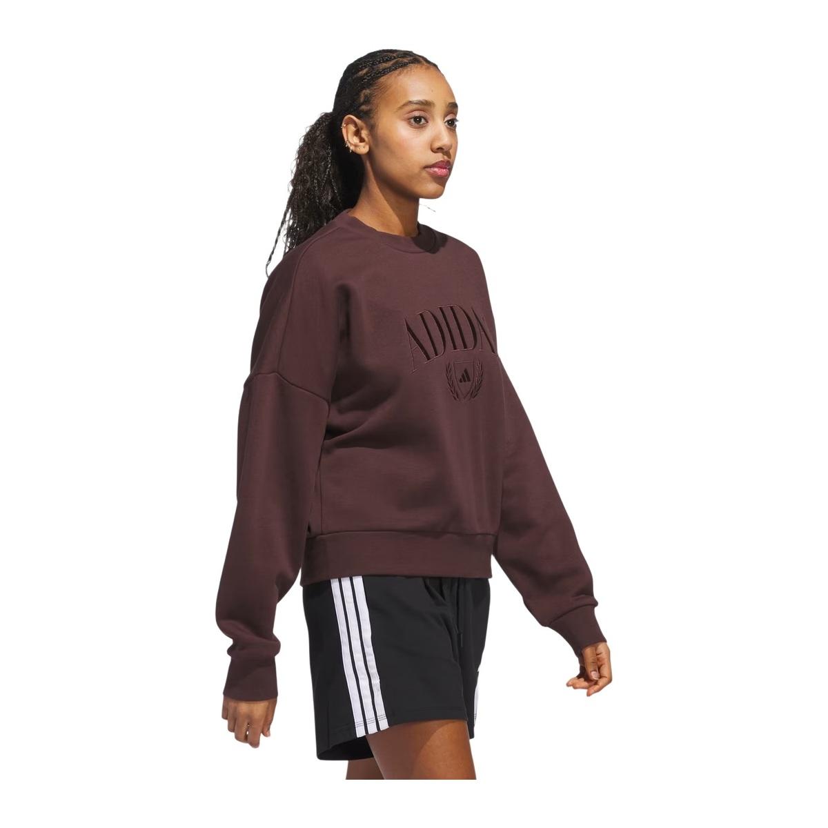 ADIDAS Felpa Cozy Holiday Graphic Sweatshirt Donna