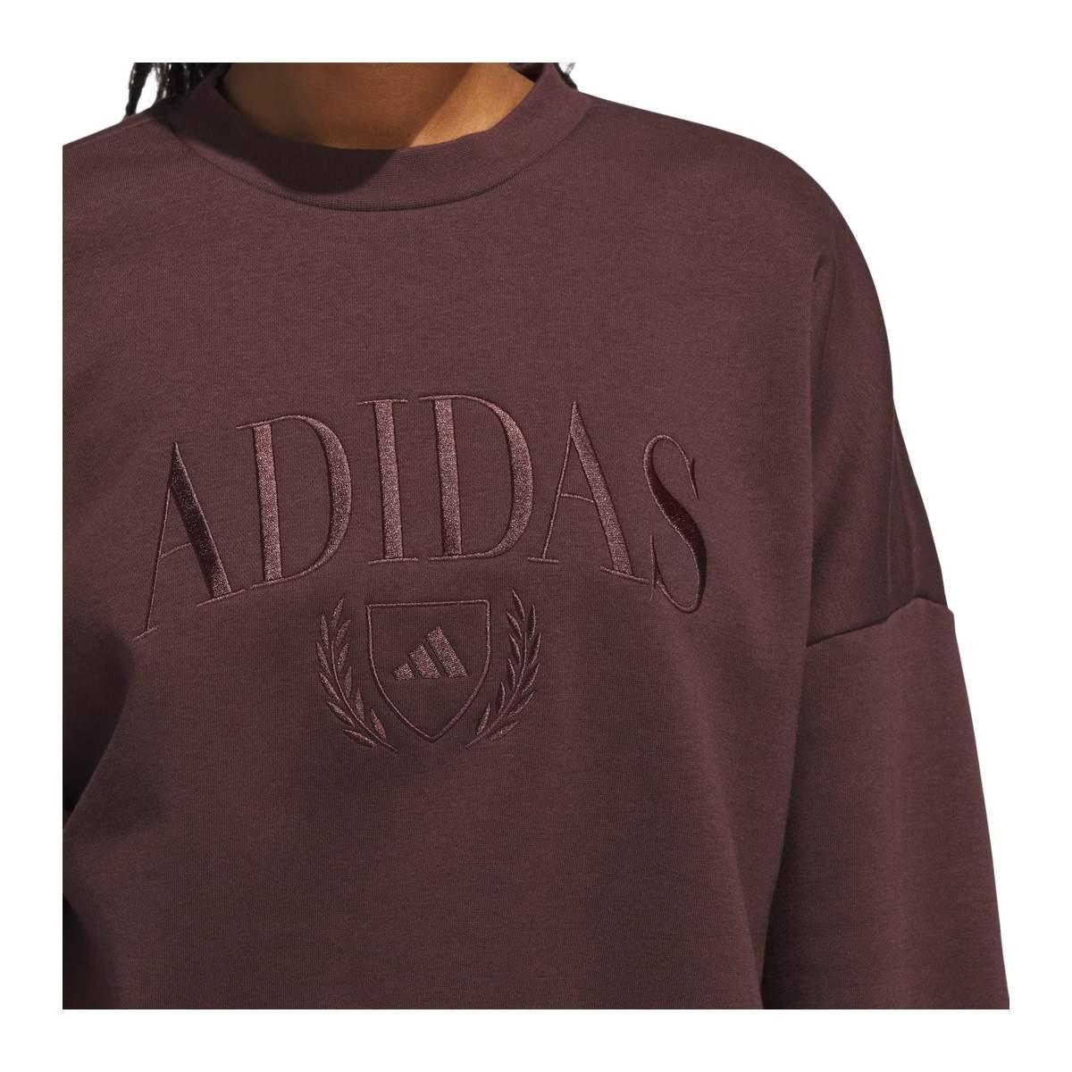 ADIDAS Felpa Cozy Holiday Graphic Sweatshirt Donna