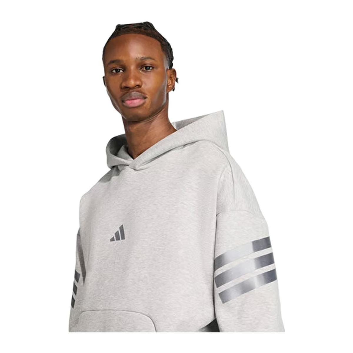 Adidas Felpa con Cappuccio Future Icons 3Stripes Uomo