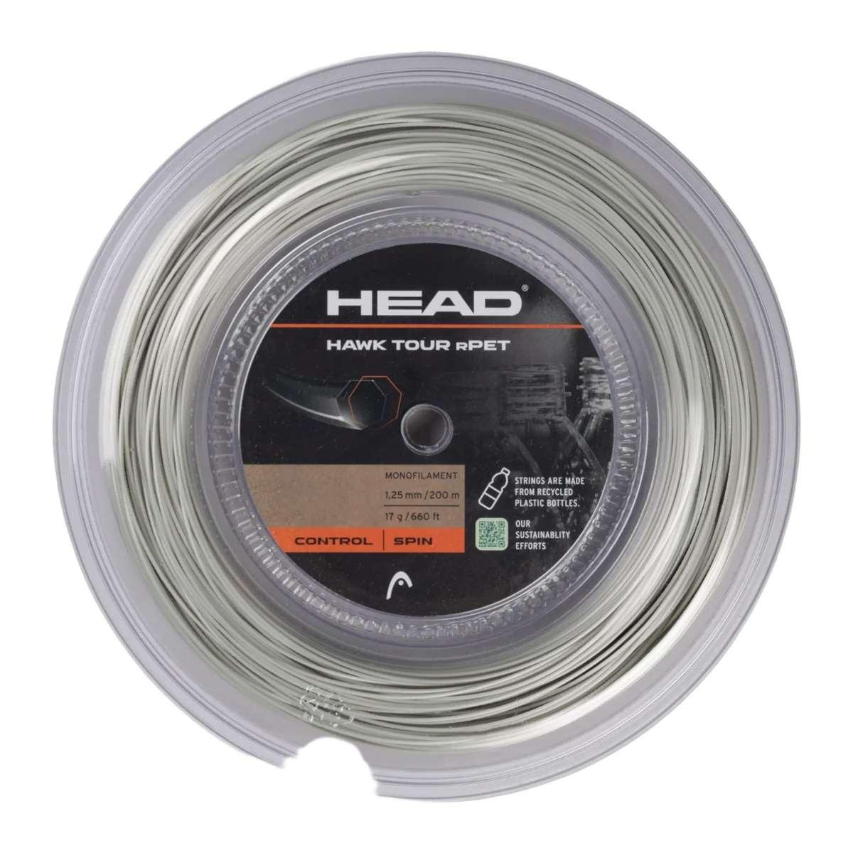 HEAD Hawk Tour rPET Corda Tennis Bobina 200m