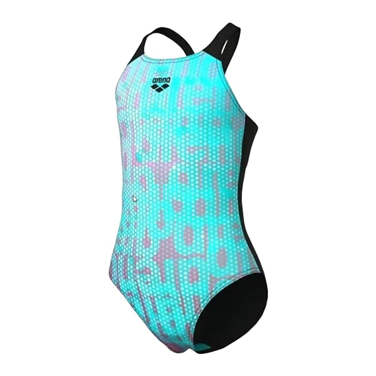 Arena Multi Colours V Back Swimsuit Bambina