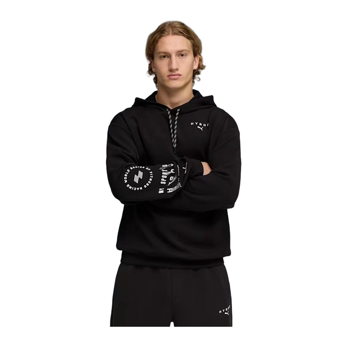 PUMA M Puma x HYROX Cloudspun Felpa con Cappuccio Hoodie Uomo