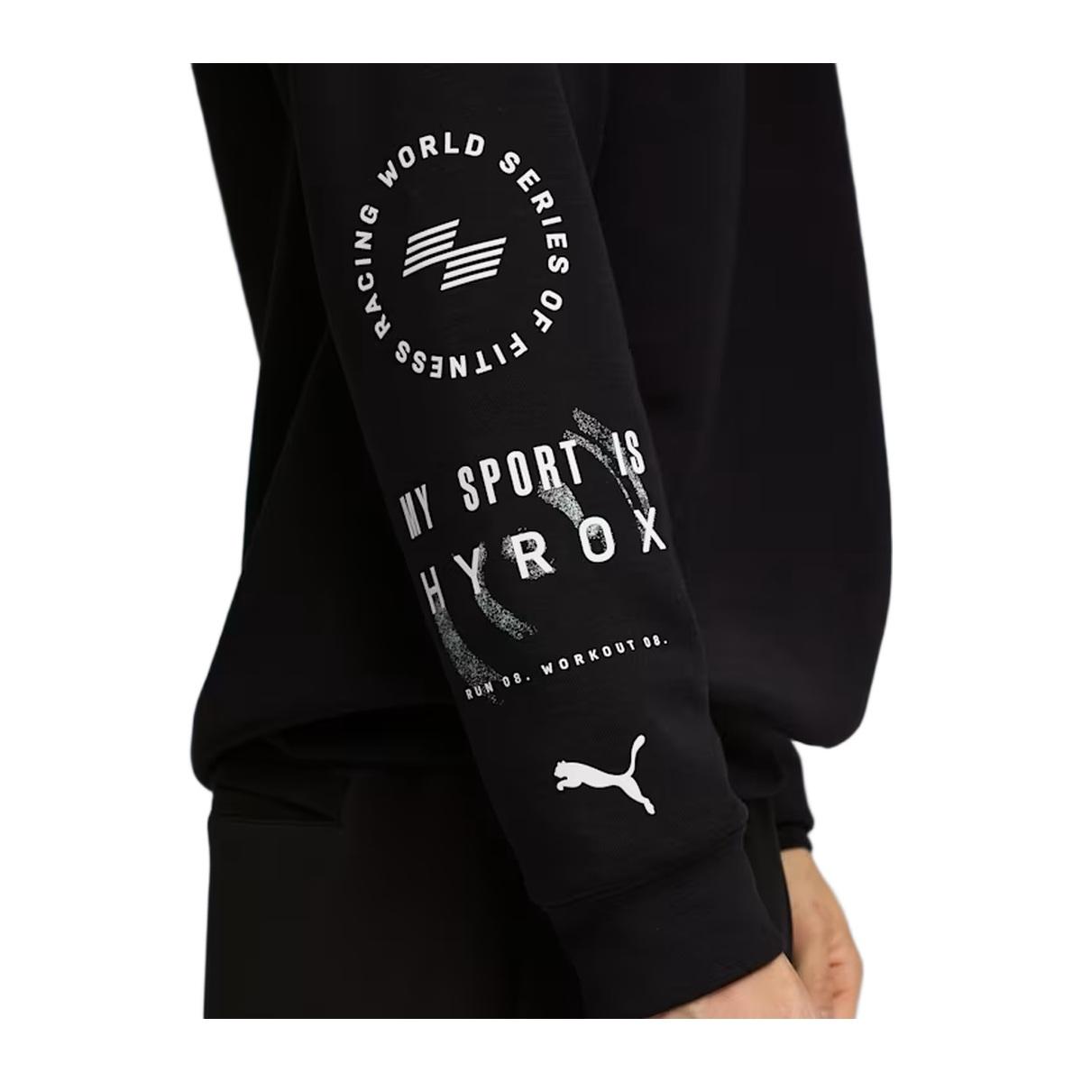 PUMA M Puma x HYROX Cloudspun Felpa con Cappuccio Hoodie Uomo