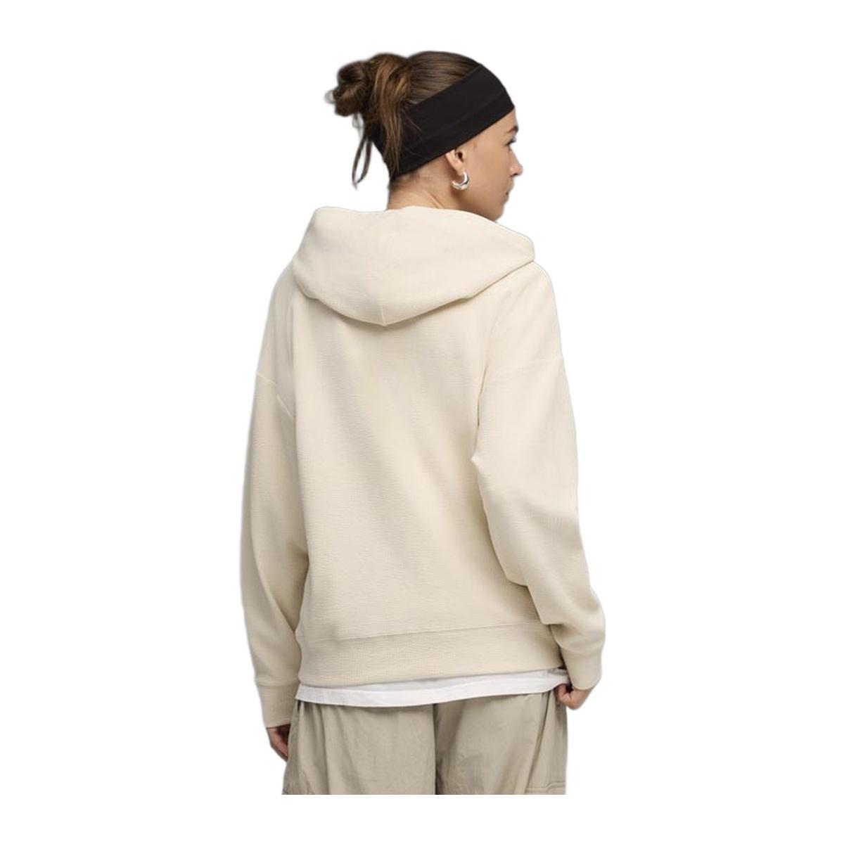 PUMA ESS ELEVATED Comfort Felpa con Cappuccio Donna