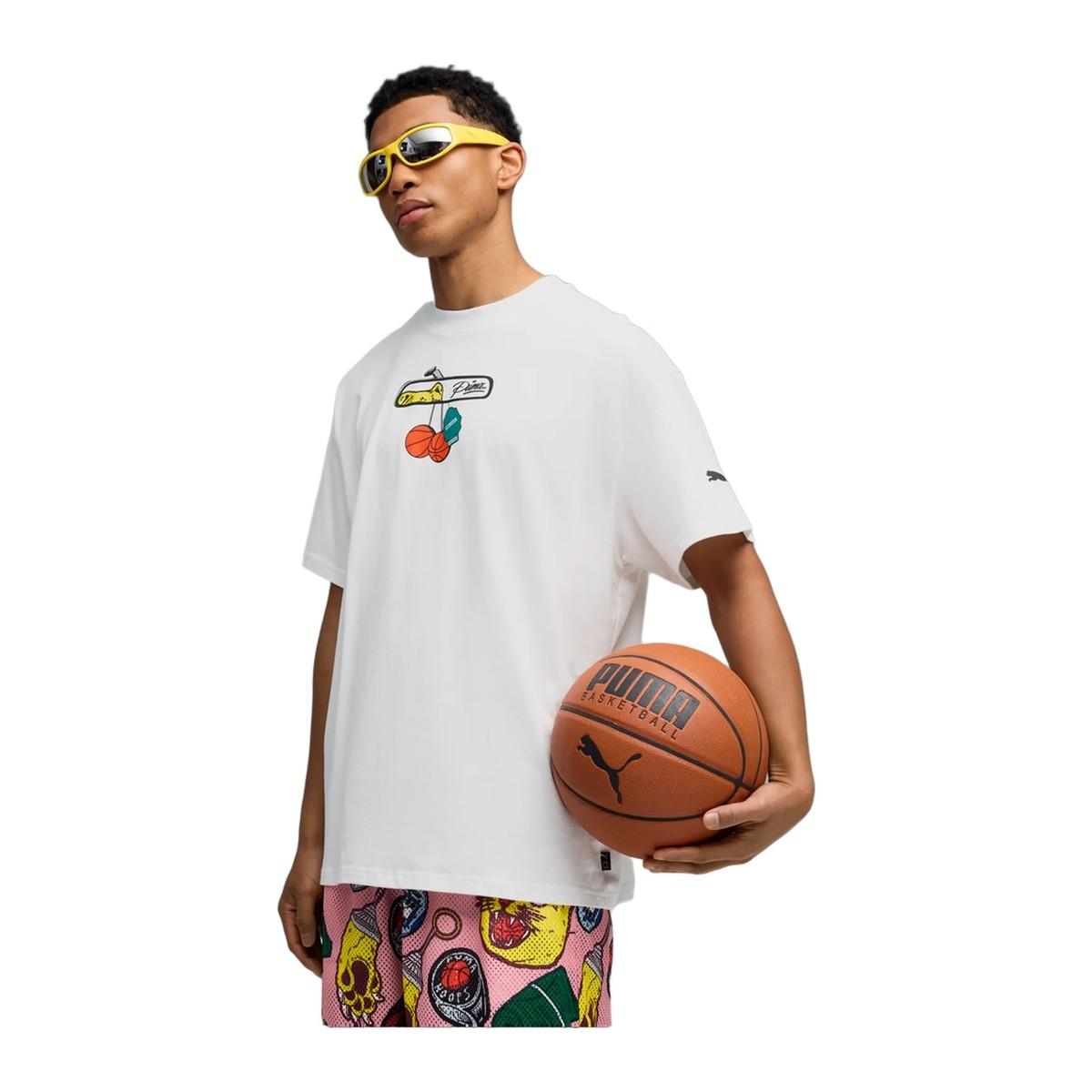 PUMA Commissioner Dylan T-Shirt Uomo Basket Oversize