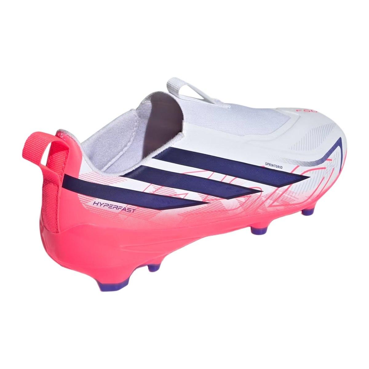 Adidas F50 Hyperfast League Laceless Firm Ground J Scarpe Calcio Bambini