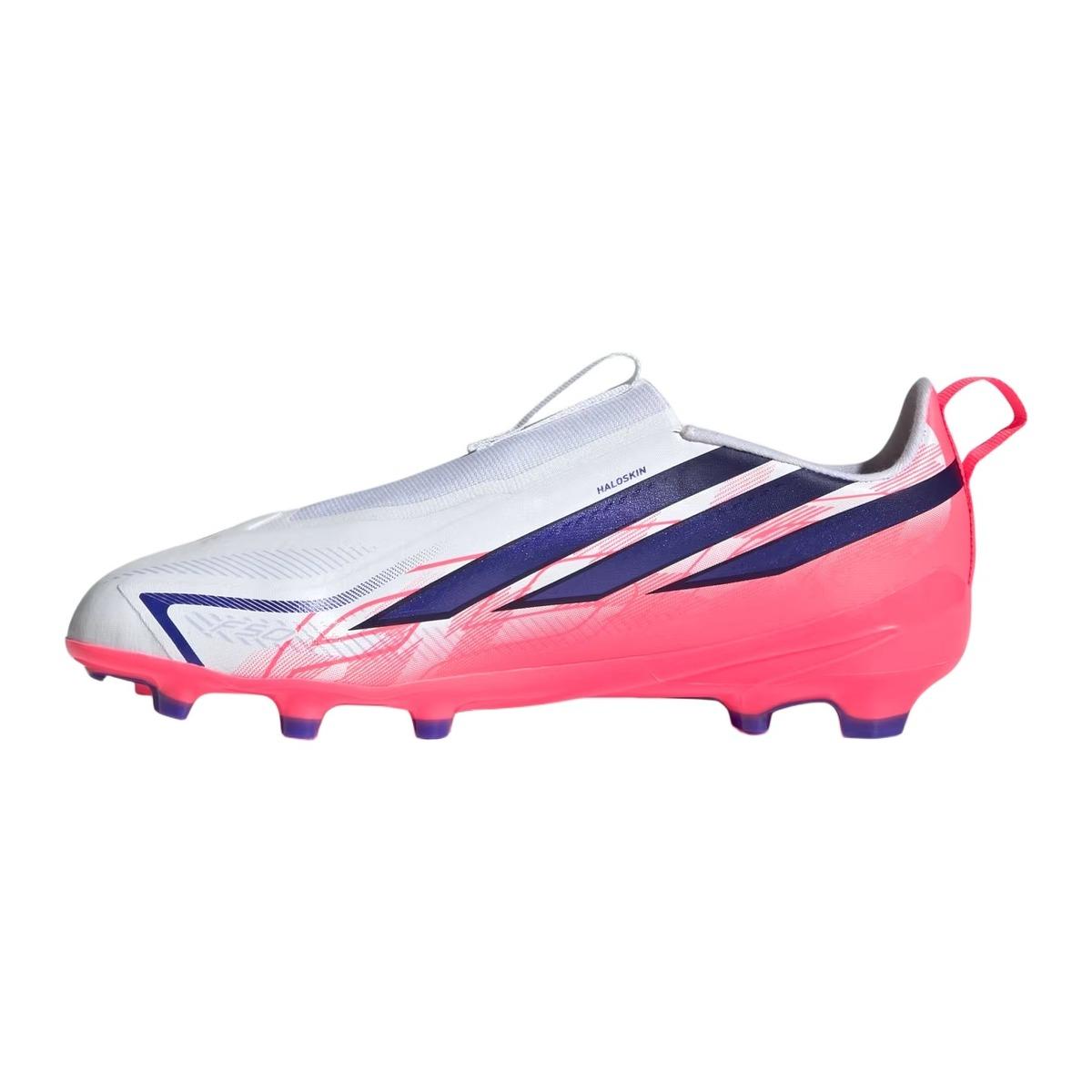 Adidas F50 Hyperfast League Laceless Firm Ground J Scarpe Calcio Bambini