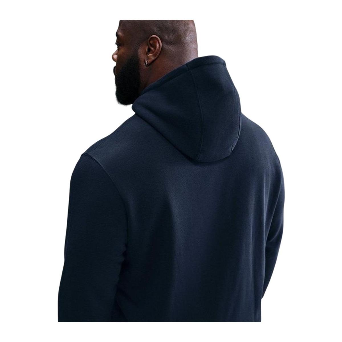 Nike Club BB PO Hoodie Felpa Uomo Fleece Blu - immagine 2