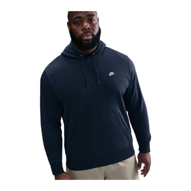 Nike Club BB PO Hoodie Felpa Uomo Fleece Blu