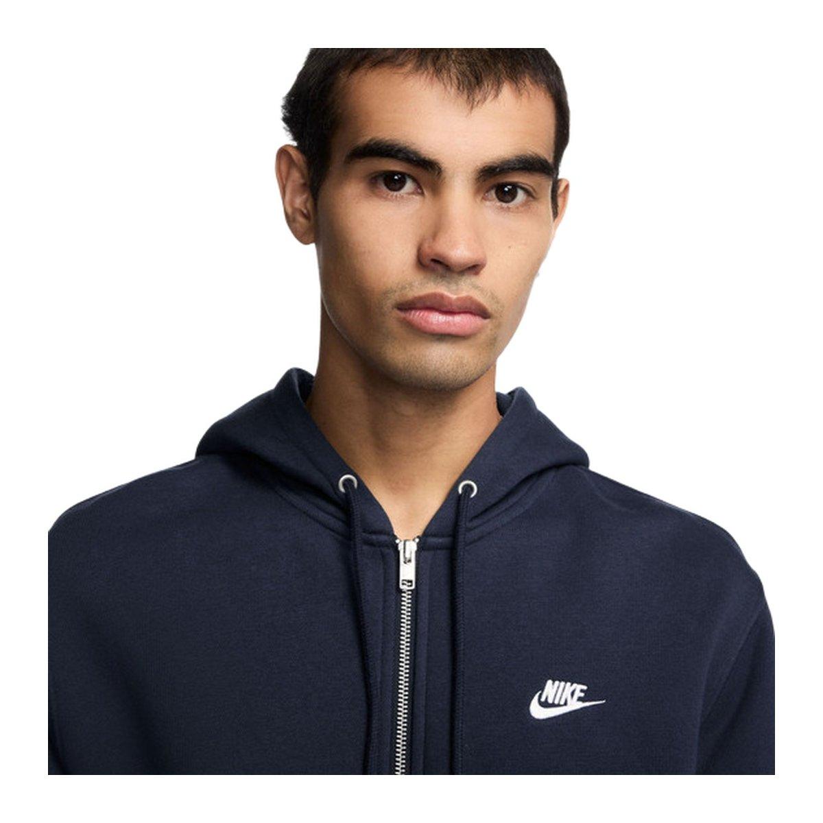 Nike Club BB FZ Hoodie Felpa Uomo Full-Zip Fleece - immagine 3