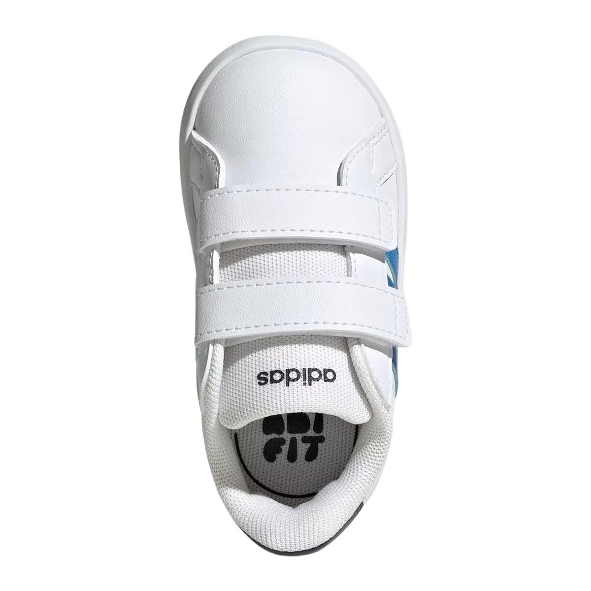 Adidas Grand Court 3.0 Sneakers Bambini con Chiusura a Strappo - immagine 2
