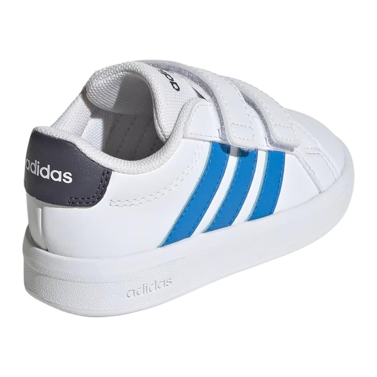 Adidas Grand Court 3.0 Sneakers Bambini con Chiusura a Strappo - immagine 5