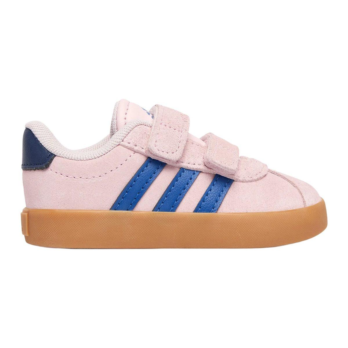 Adidas VL Court 3.0 Sneakers Bambino in Suede - immagine 1
