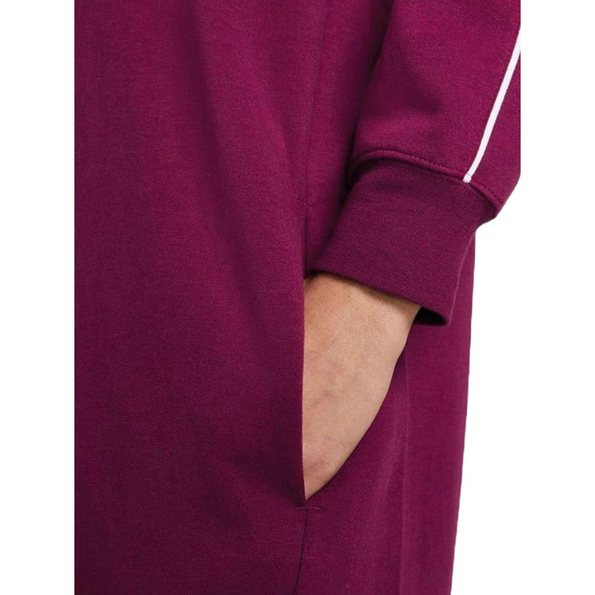 Vestito con cappuccio donna nike sportswear millenium fleece dress