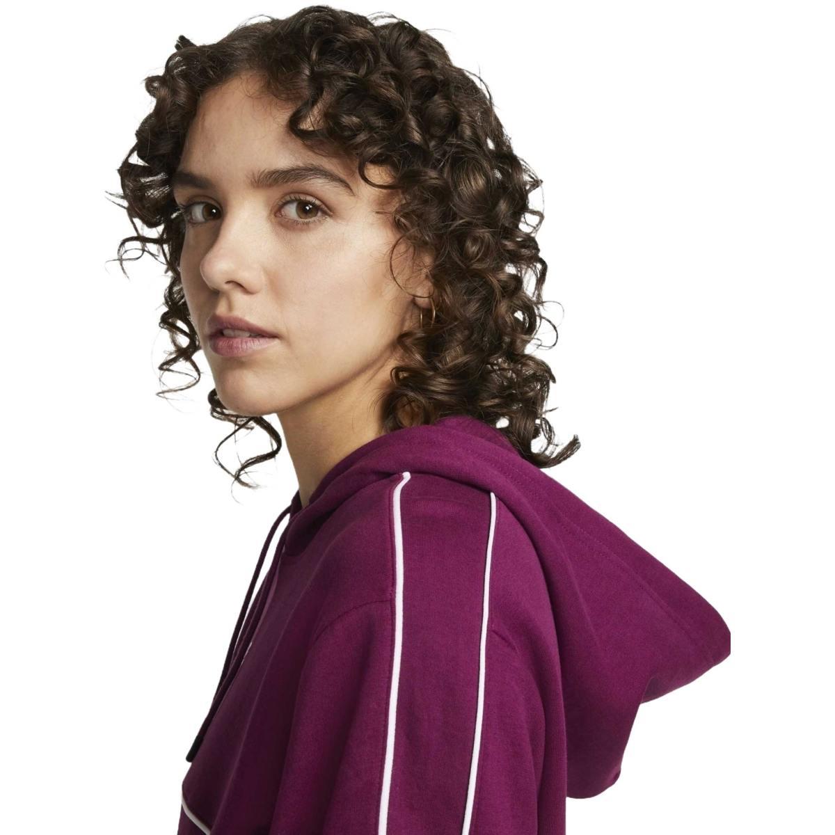 Vestito con cappuccio donna nike sportswear millenium fleece dress