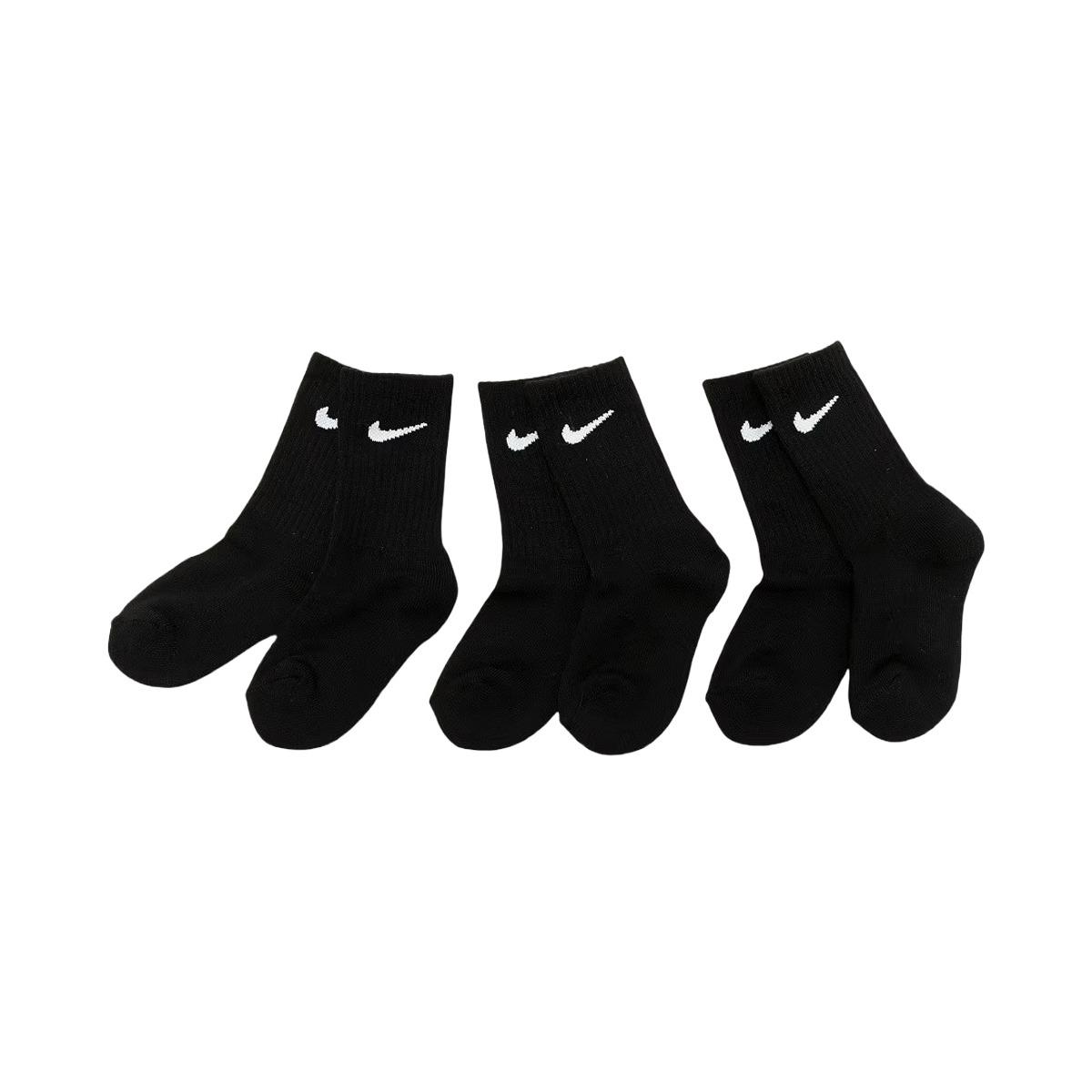 CALZE BAMBINO BASIC PACK ANKLE -  Black/White