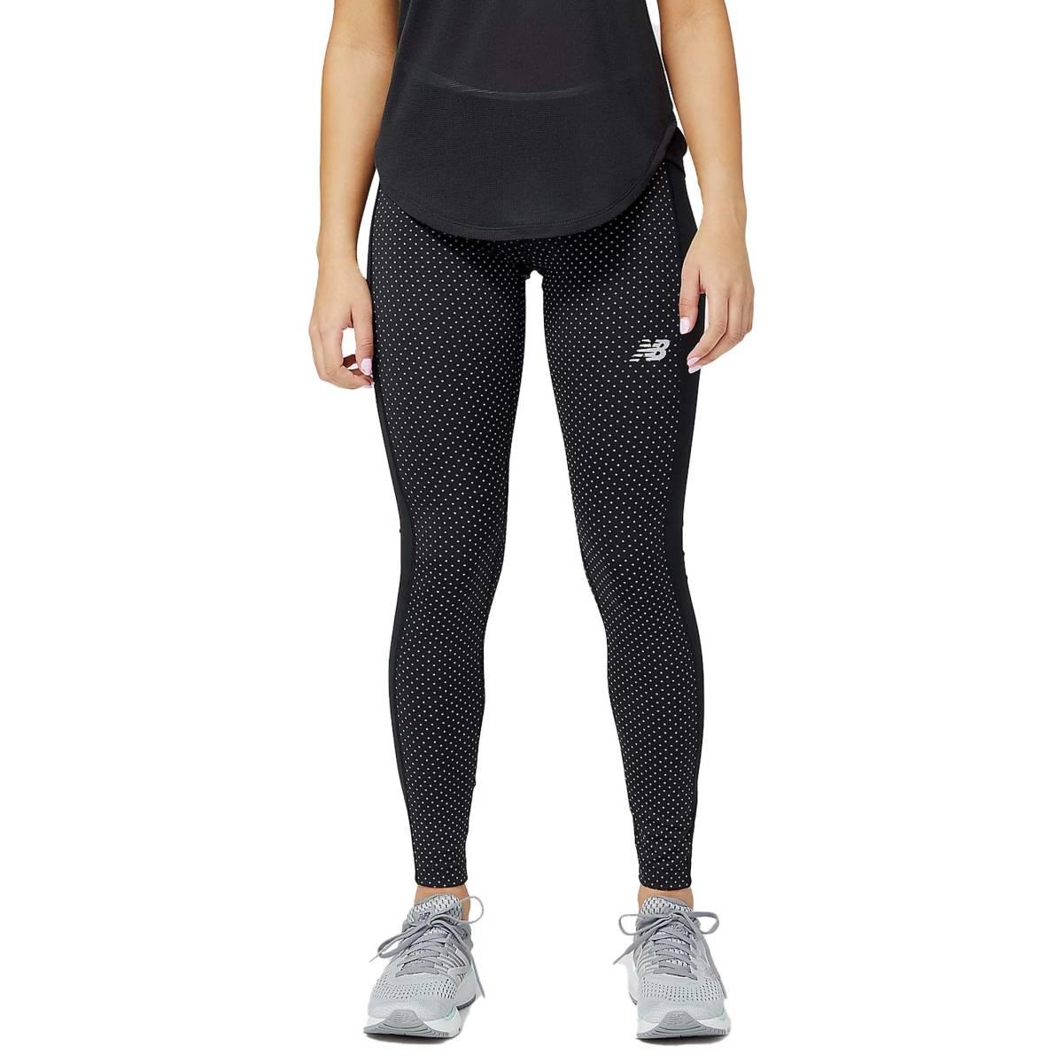 LEGGINS DONNA NEW BALANCE REFLECTIVE PRINT ACCELERATE- Black