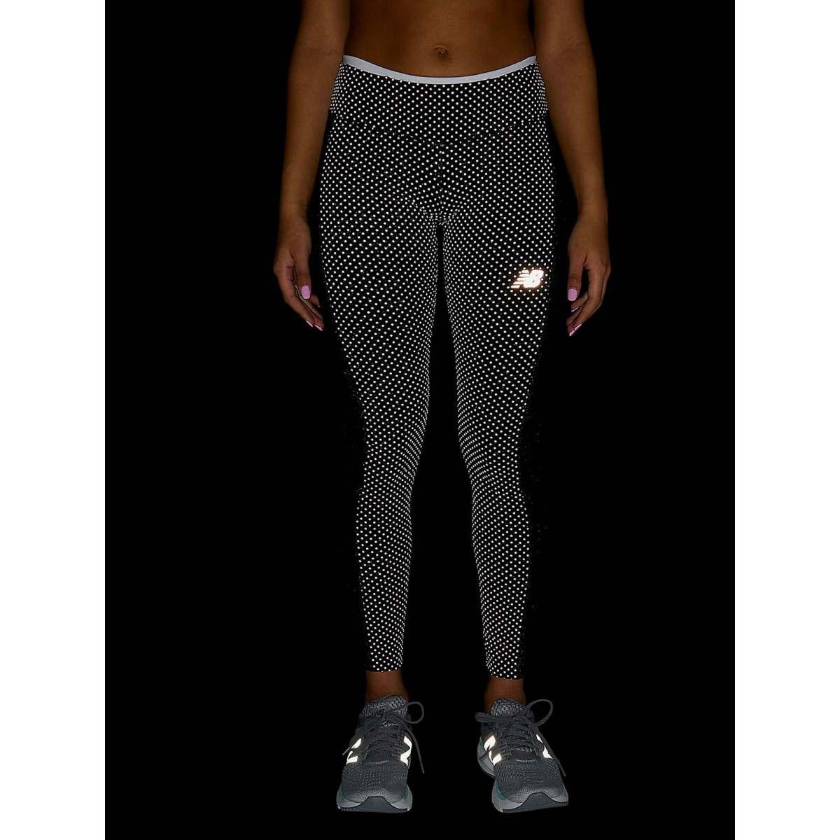 LEGGINS DONNA NEW BALANCE REFLECTIVE PRINT ACCELERATE- Black