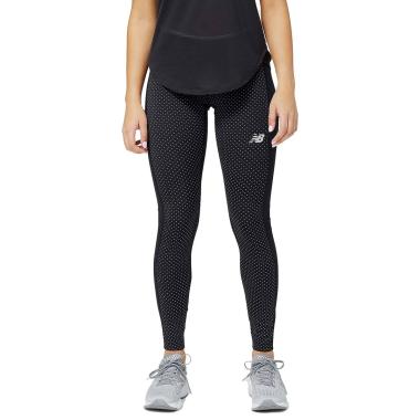 LEGGINS DONNA NEW BALANCE REFLECTIVE PRINT ACCELERATE- Black
