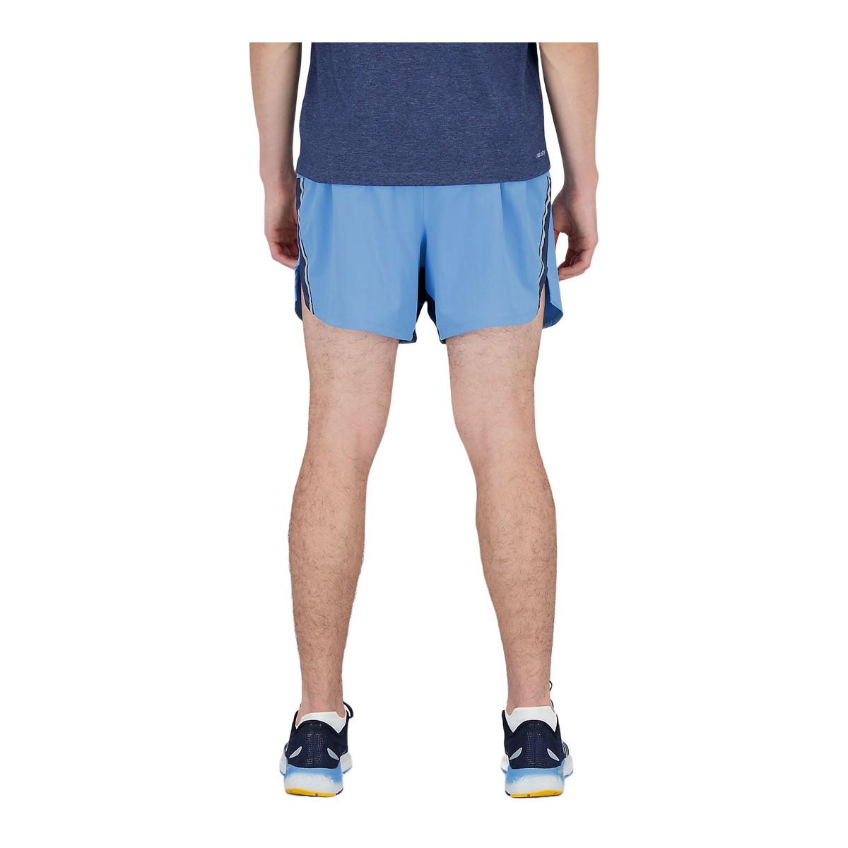 Pantaloncini Running Uomo New Balance Impact Run 5 Inch - Colore Heritage Blue