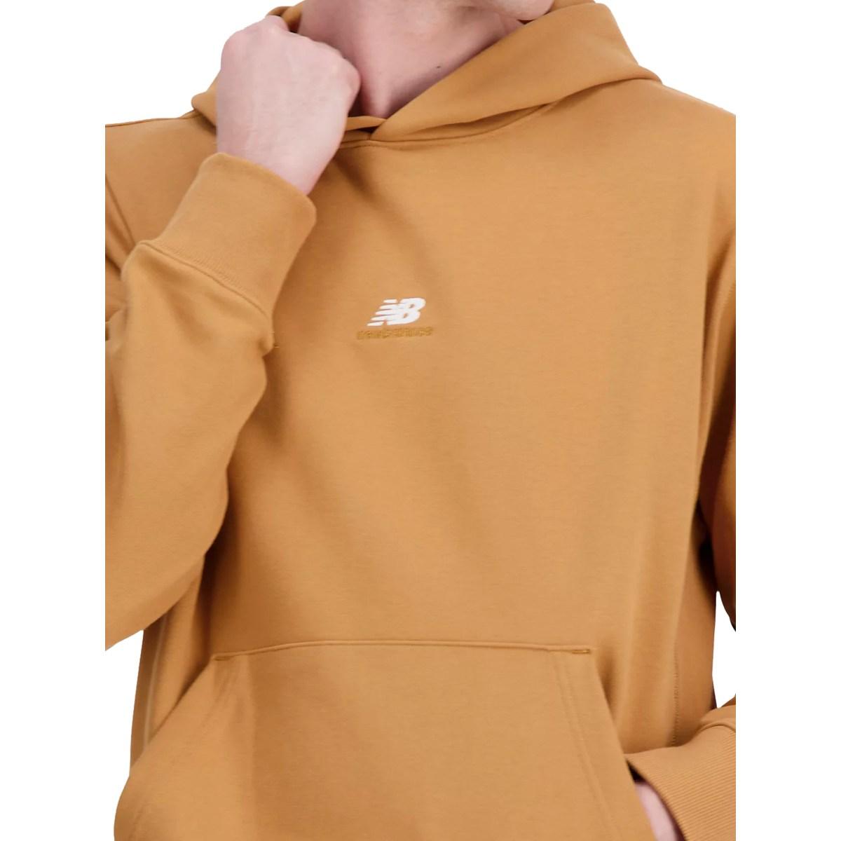 Felpa french terry con cappuccio uomo new balance athletics remastered graphic