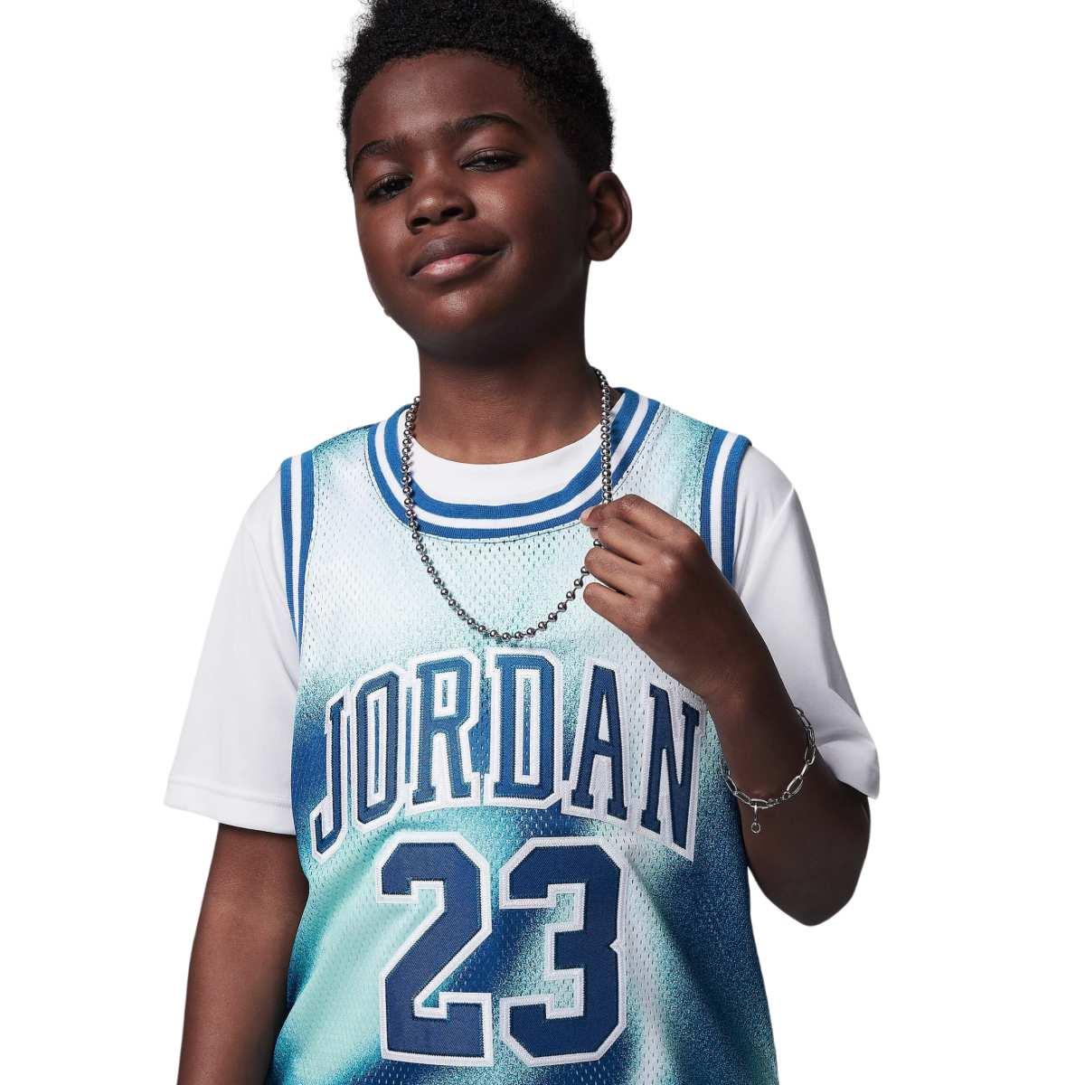 Nike Jordan 2 Aaop Jersey Canotta Bambino
