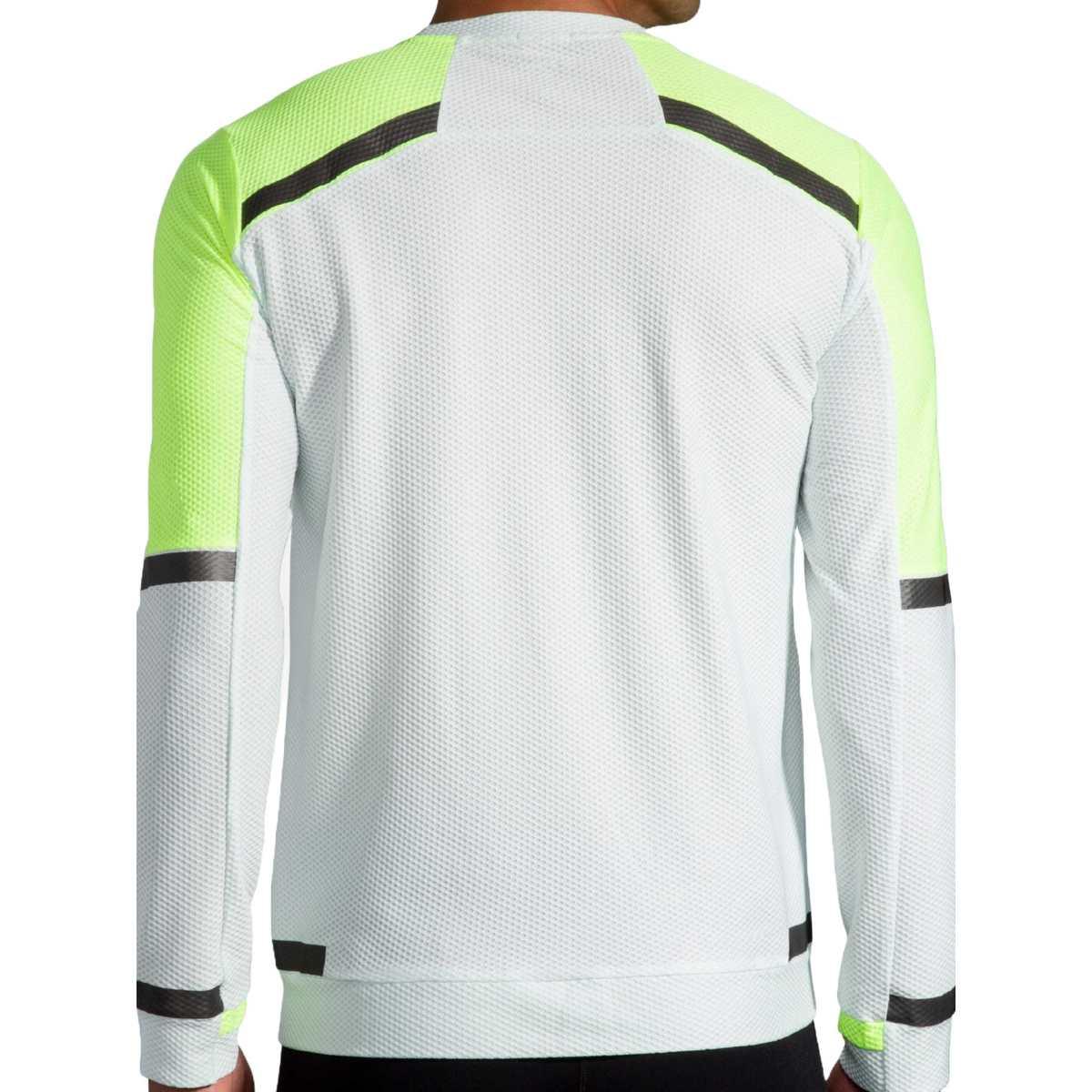 Maglia Running Uomo Carbonite Long Sleeve -  Grey/Nightlife