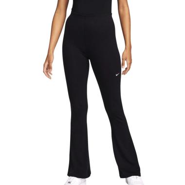 Nike Leggings Donna svasati aderenti con mini-costine