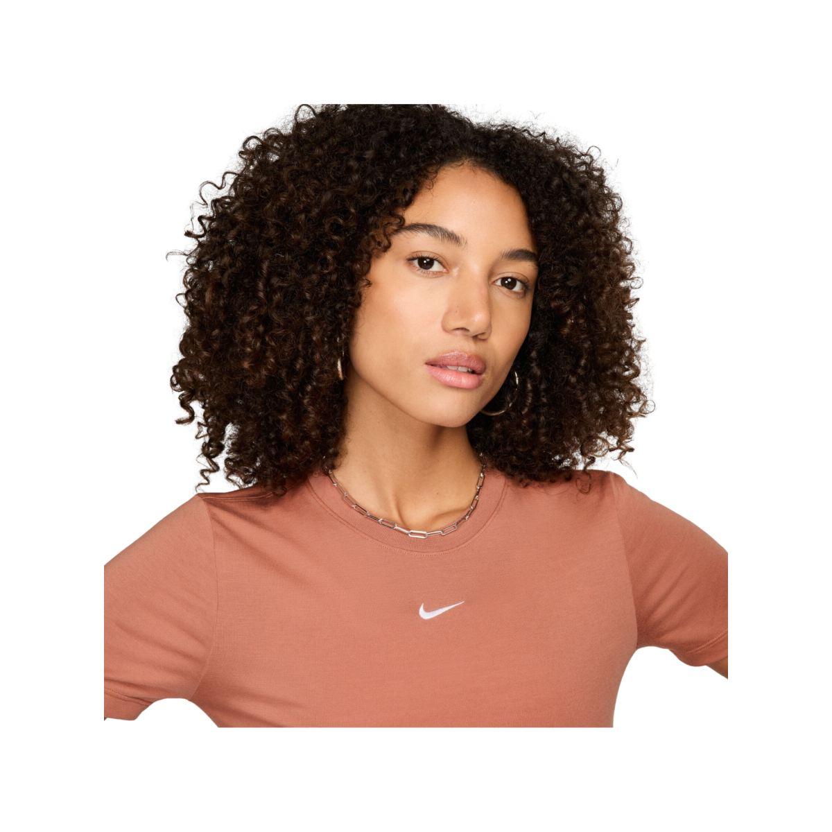 Nike W Nsw Essential Slm Crop T Shirt Donna