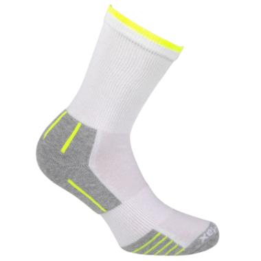 Wimbledon_Calza Tennis Bianco-gllo Fluo