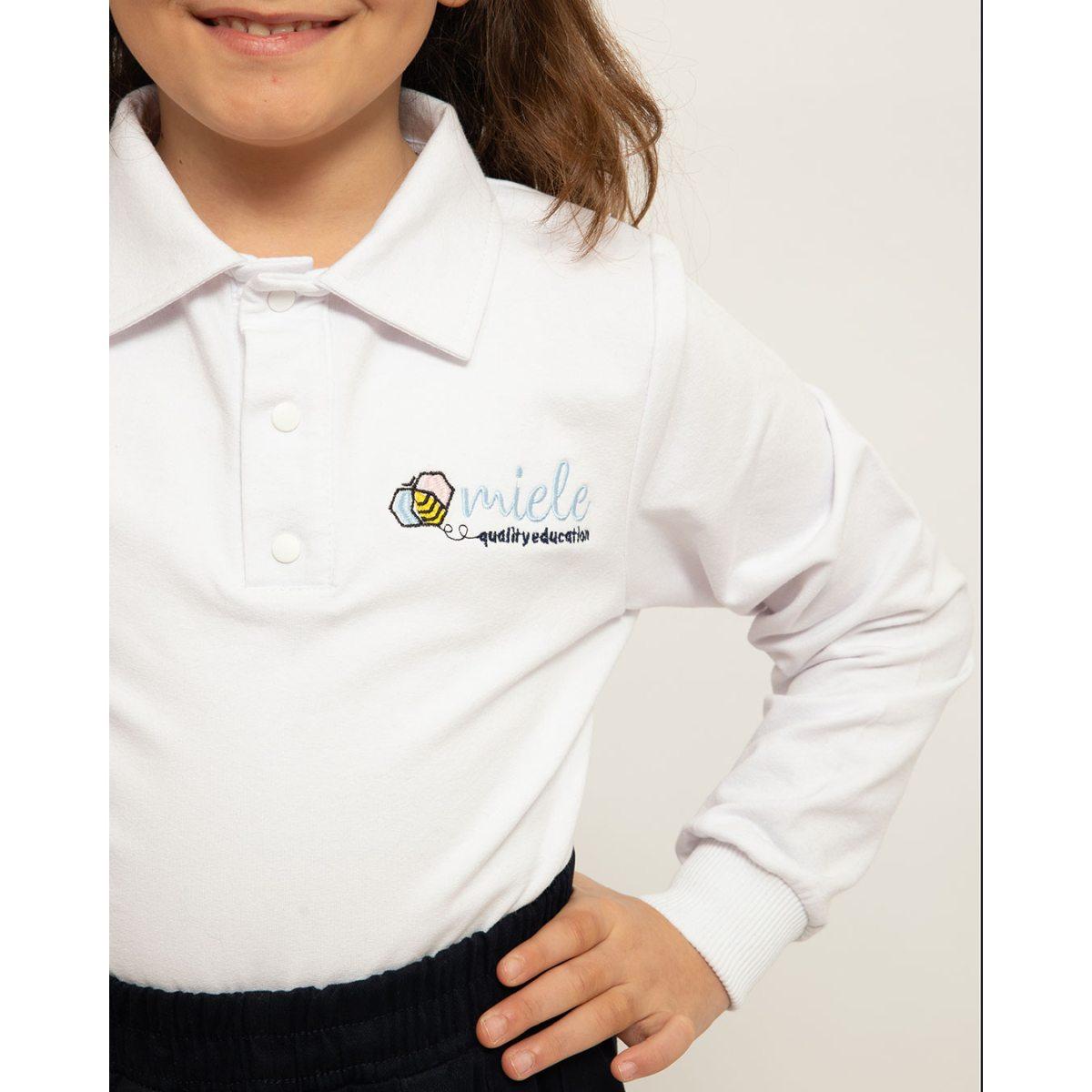 Polo cotone pesante primaria miele