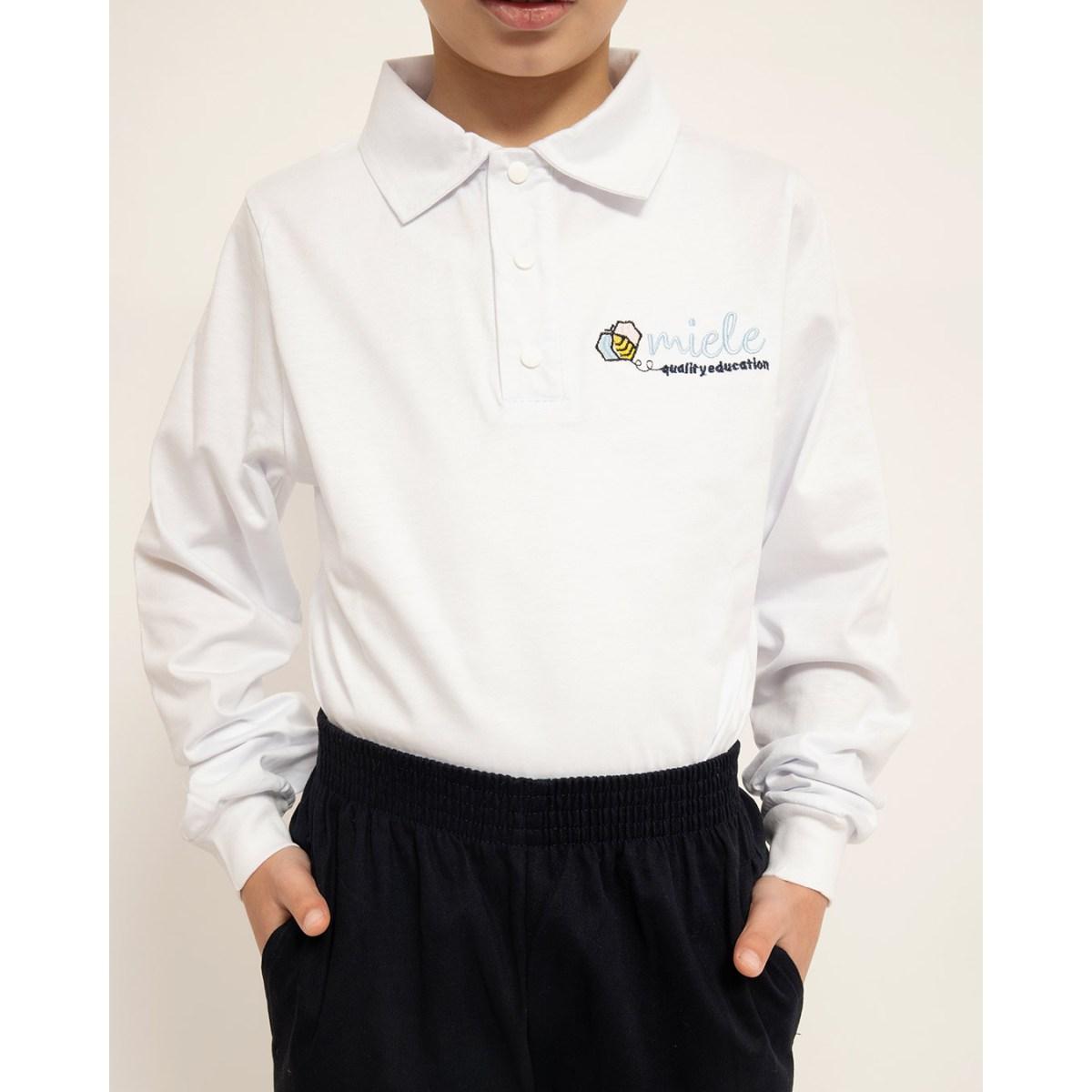 Polo cotone pesante primaria miele