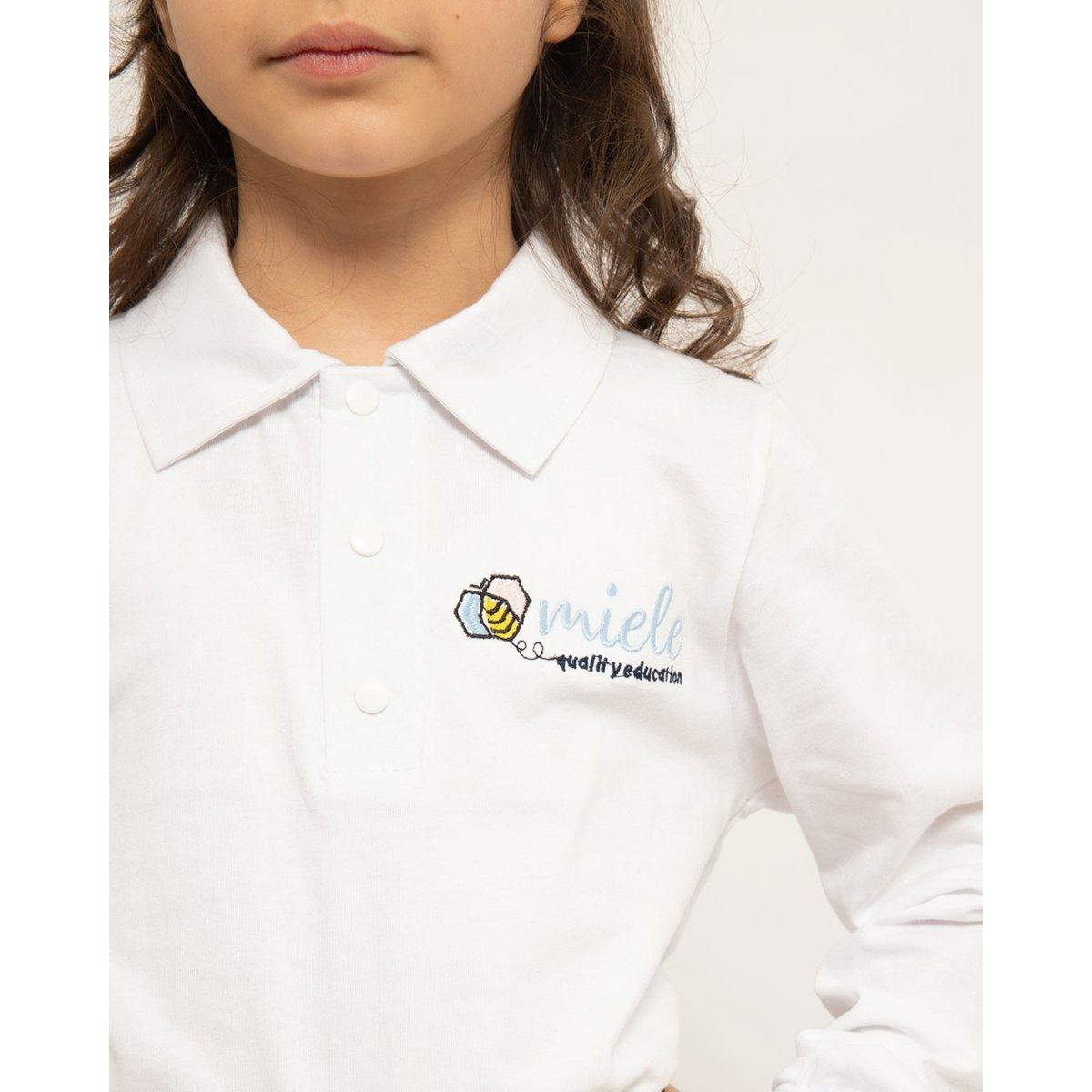 Polo cotone leggero miele primaria