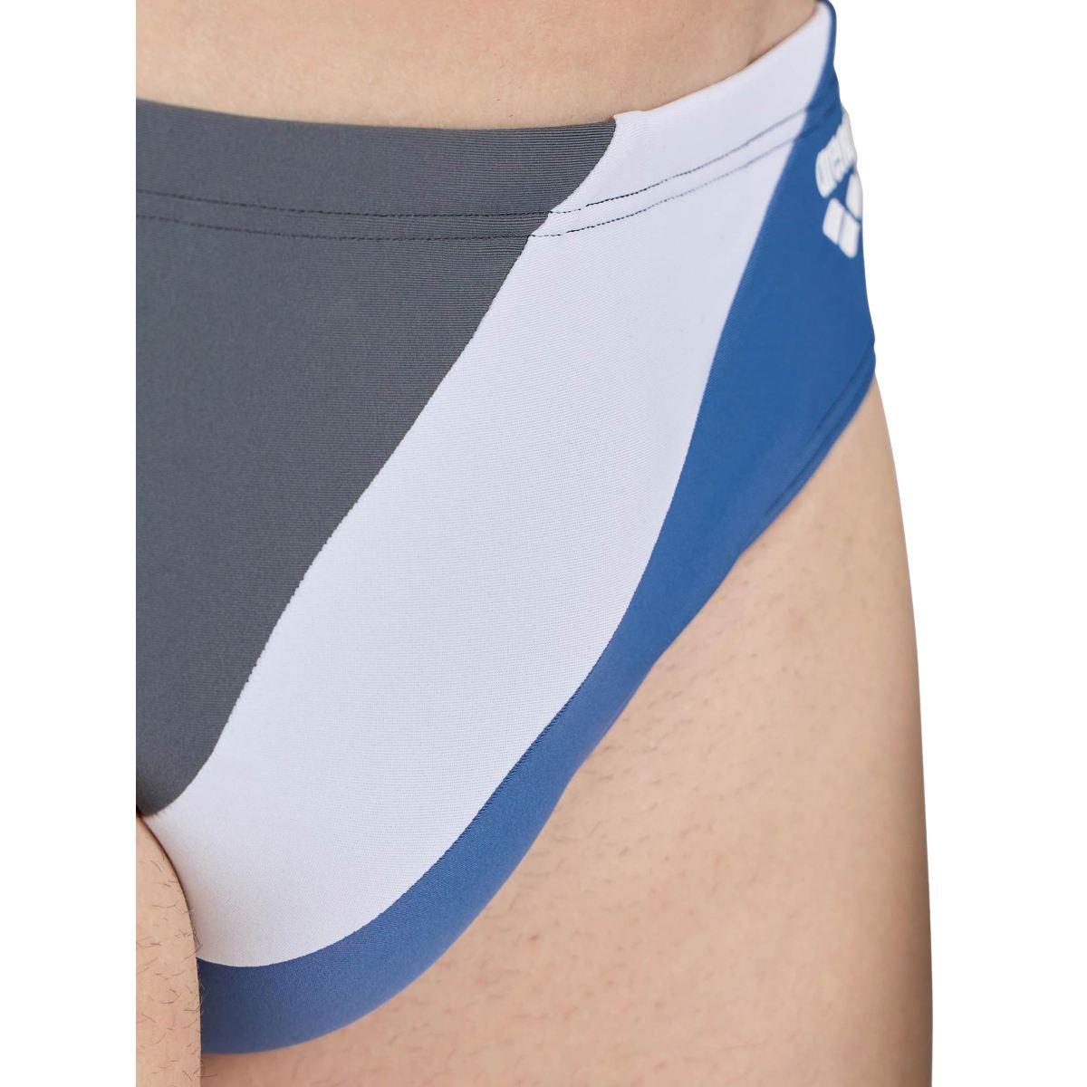 Slip da nuoto uomo stampa waves profile