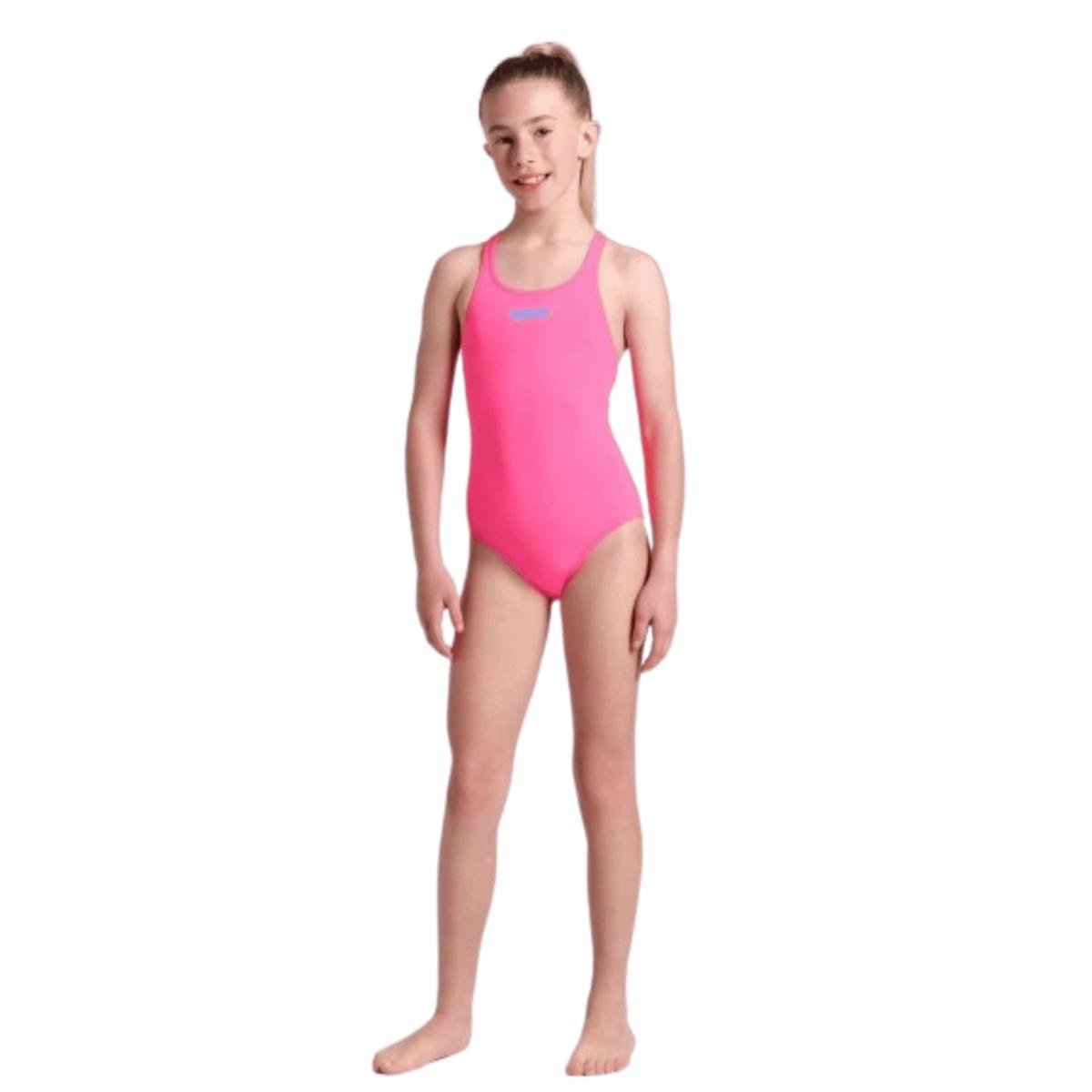 Arena Costume Bambina Baie Fete G Arena Team Swimsuit Swim Pro Solid