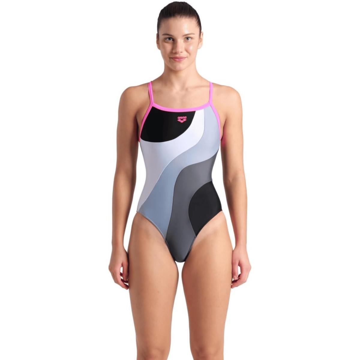 Arena Costume Donna Multi Slices Swimsuit Ligh