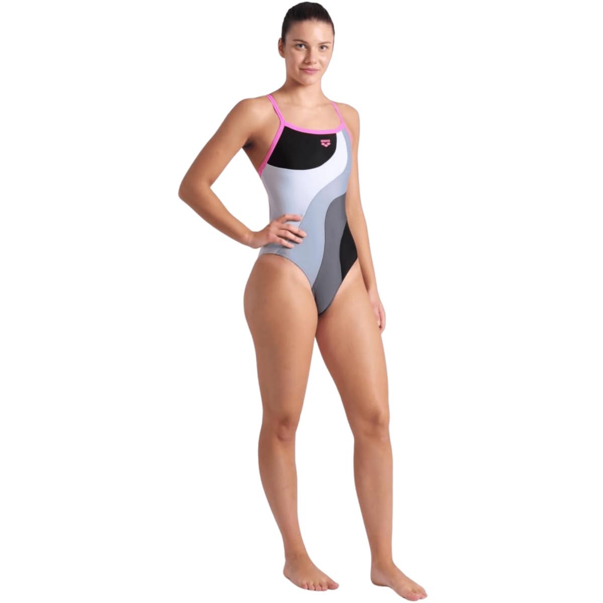 Arena Costume Donna Multi Slices Swimsuit Ligh