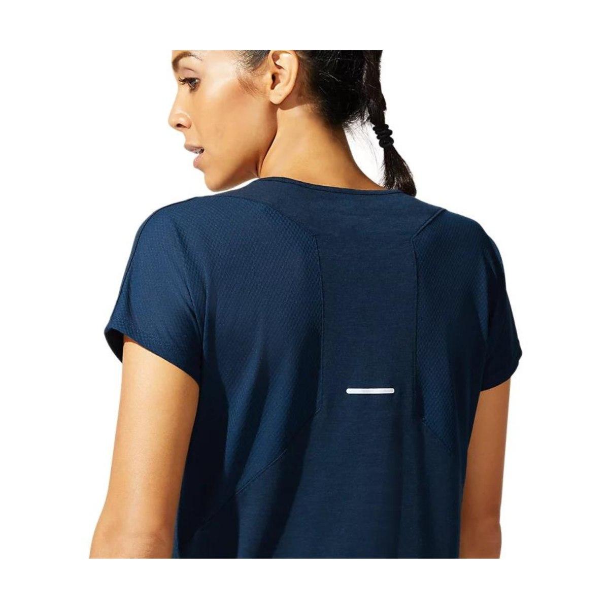 Asics V-Neck SS Top T-Shirt Running Donna